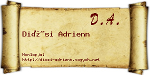 Diósi Adrienn névjegykártya