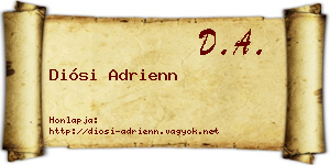Diósi Adrienn névjegykártya