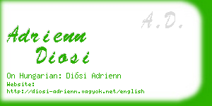 adrienn diosi business card