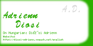 adrienn diosi business card